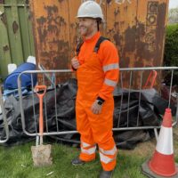 Mens Lined Full Colour HI-vis WW Coverall - Image 4