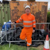 Mens Lined Full Colour HI-vis WW Coverall - Image 3