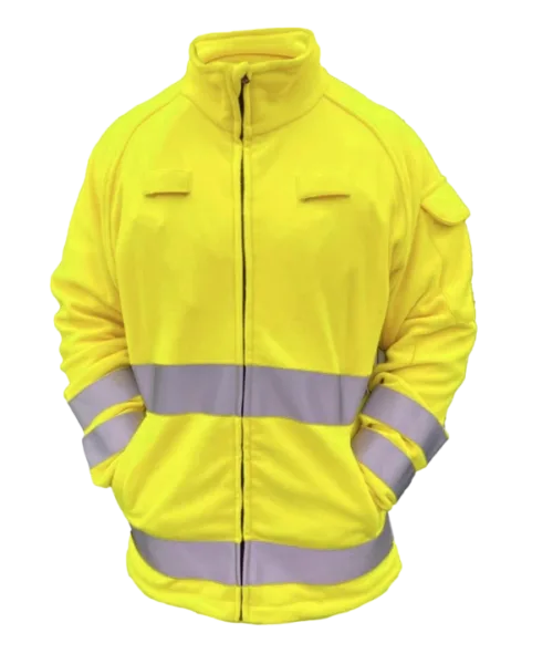 Yellow & Navy hi-vis Fleece
