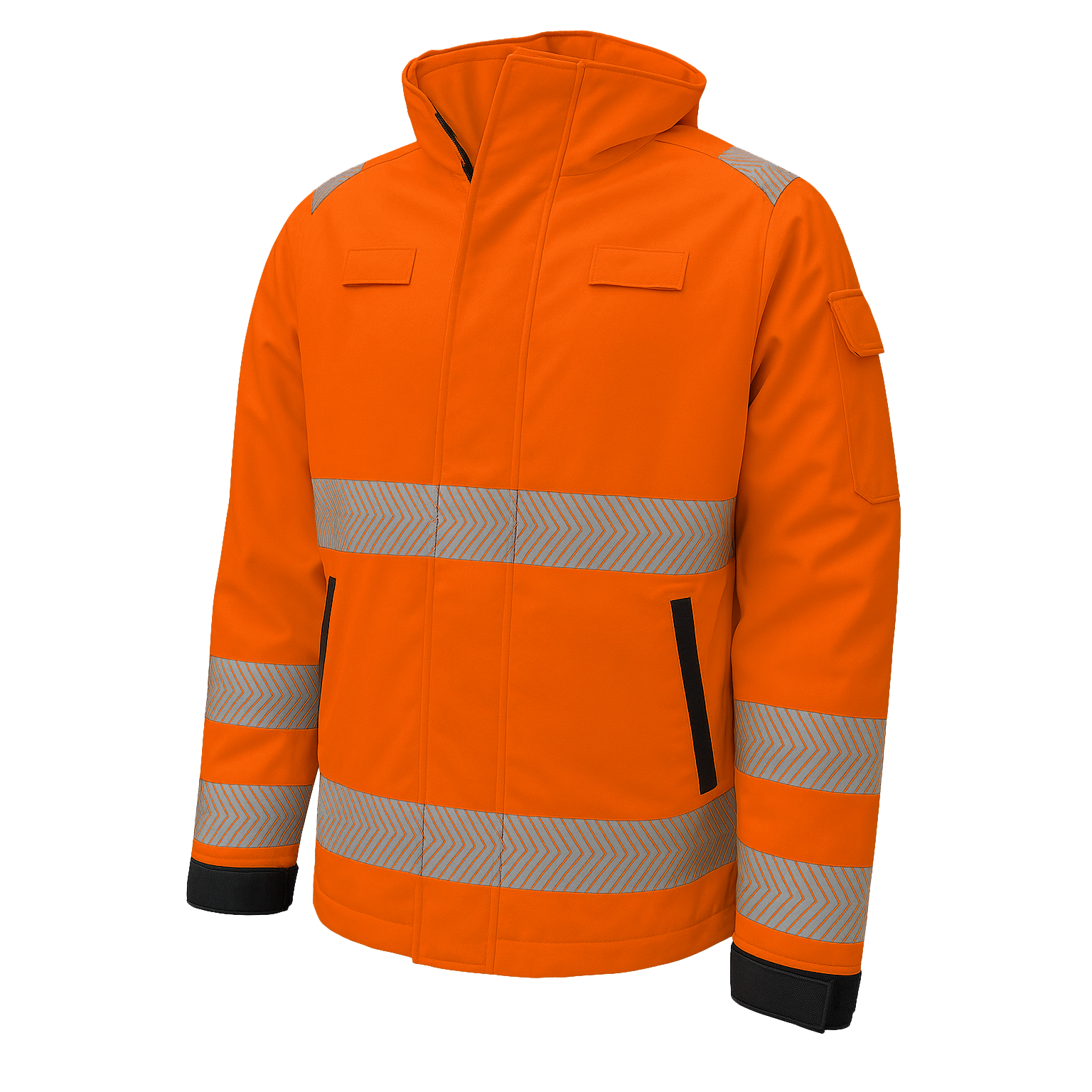Flame Resistant, Antistatic, Electric Arc, High Visibility, Ris, 2-Tone Softshell Jacket